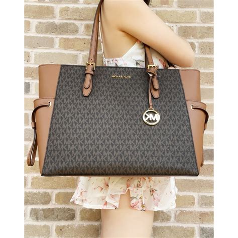 tote women michael kors|large michael kors tote bag.